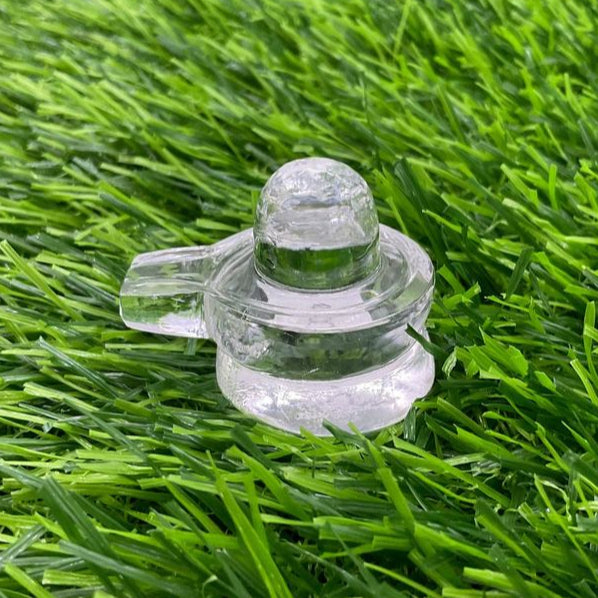 "Beautiful Crystal Shivling for Puja & Meditation – Spiritual Awakening" {Weight-11.40 Gram}